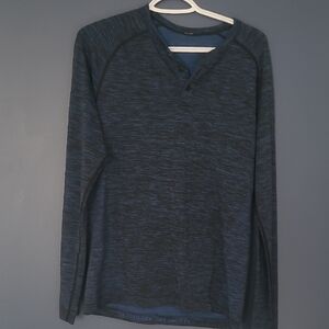 lululemon athletica Dark Heather Long Sleeve Tee